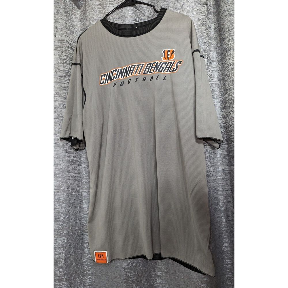 Cincinnati Bengals Reversible Short Sleeve Shirt Mens 2xl